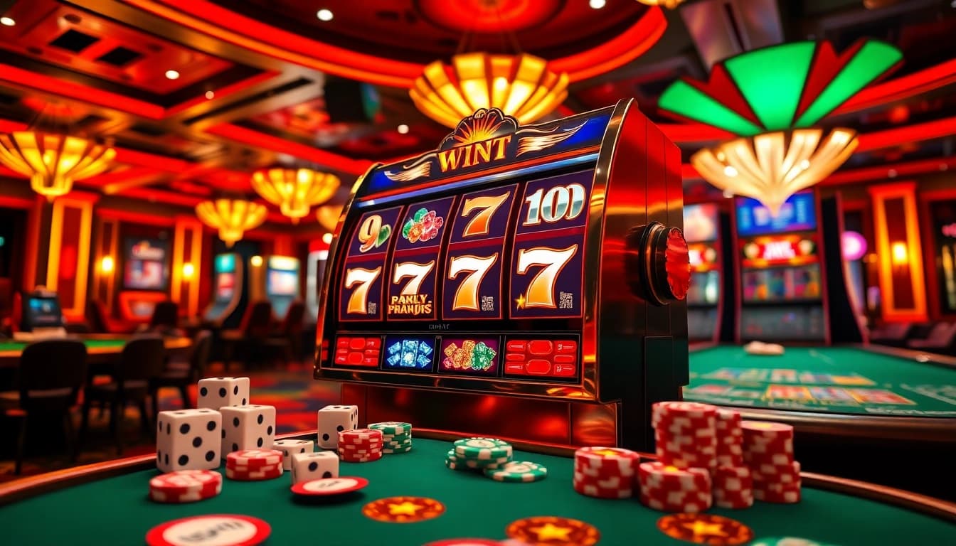 Experience the thrill of slot pragmatic play in a vibrant casino atmosphere.
