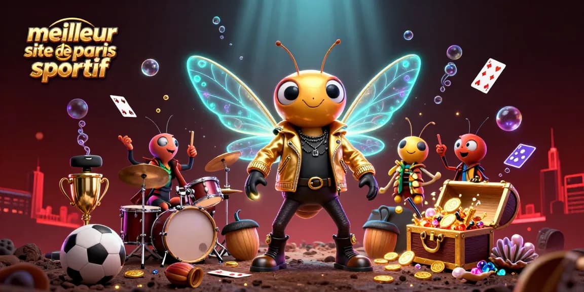 Meilleur site de paris sportif : cicada rock star en concert dans un environnement de stade animé