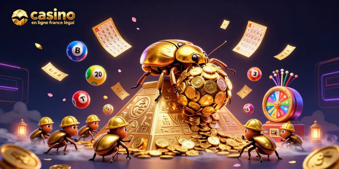 Voir des éléments de casino en ligne France légal dans cette illustration dynamique