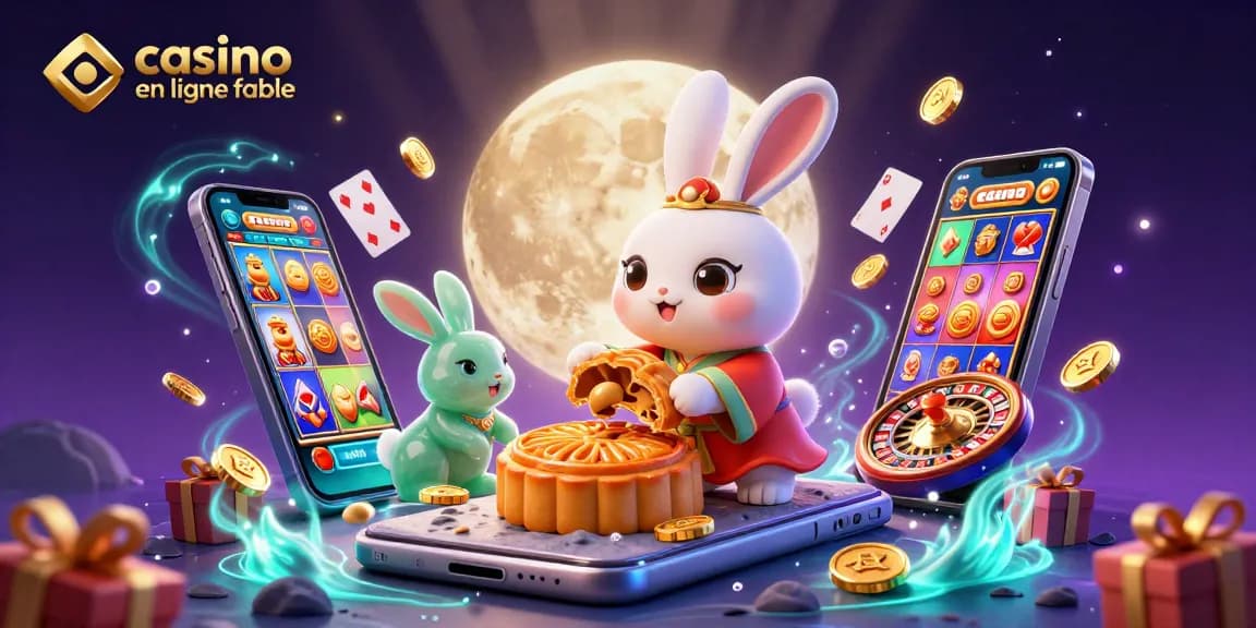 Profitez d'un casino en ligne fiable avec un lapin lunaire et des gains à portée de main.