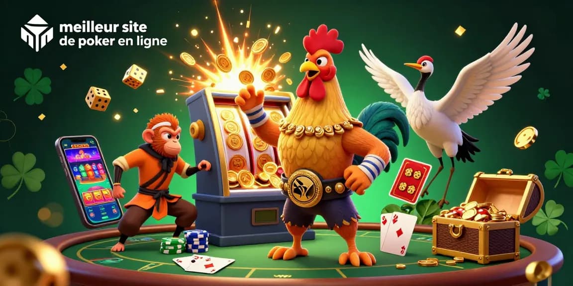 Jouez au meilleur site de poker en ligne avec une machine à sous explosive et des éléments de poker captivants.