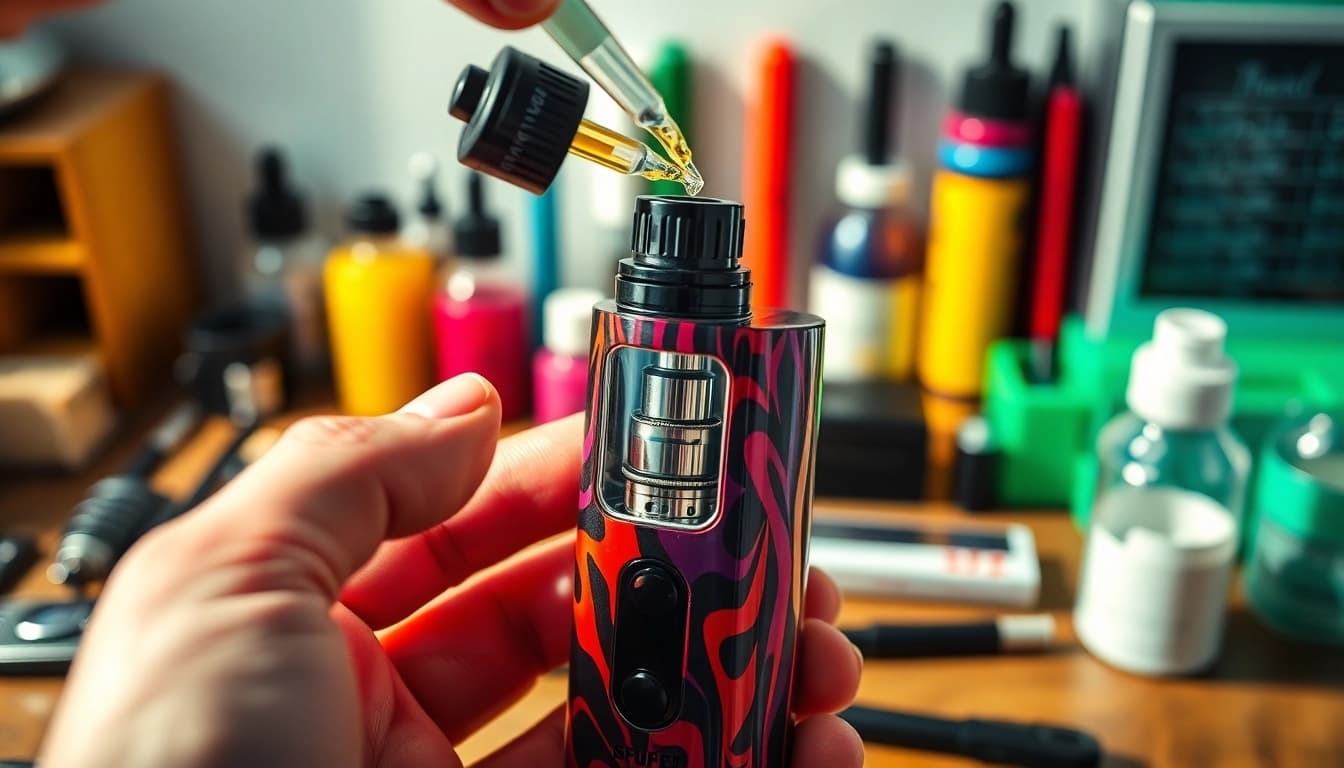 Learn how to refill a raz vape with a detailed image showing the process and tools involved.