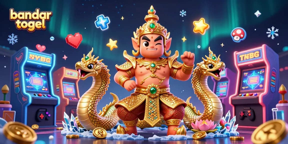 Engage with bandar togel in a vibrant, dynamic casino scene filled with excitement and energy.