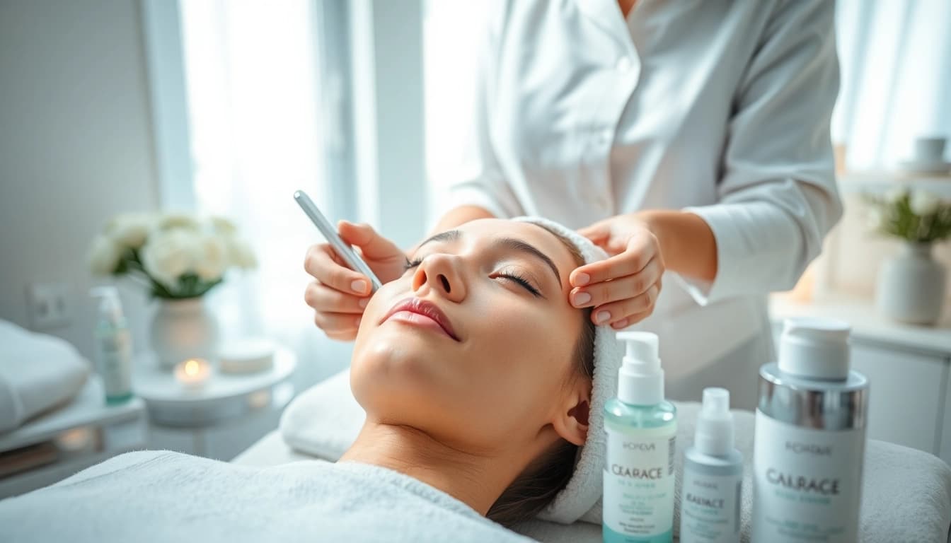 Experience a Deep cleanse facial Queens NY for glowing skin in a tranquil spa setting.