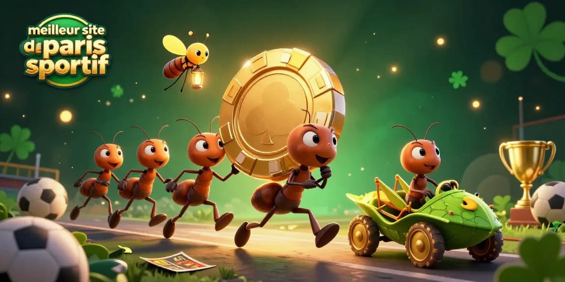 Pariez sur le meilleur site de paris sportif avec des personnages animés en pleine aventure.