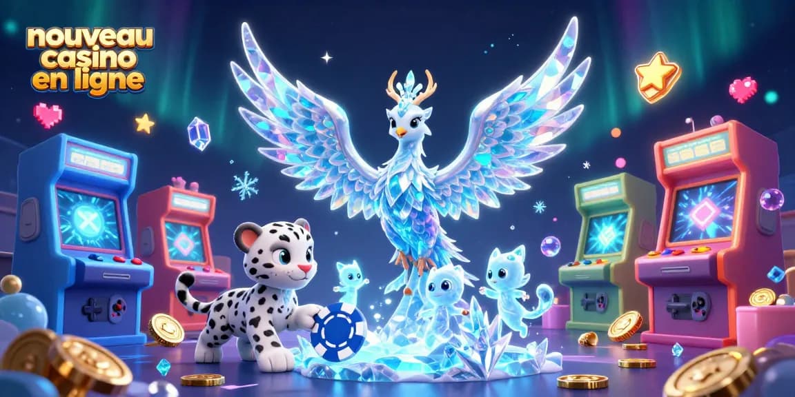 Découvrez le nouveau casino en ligne avec une fusion magique de jeux et d'éléments colorés.