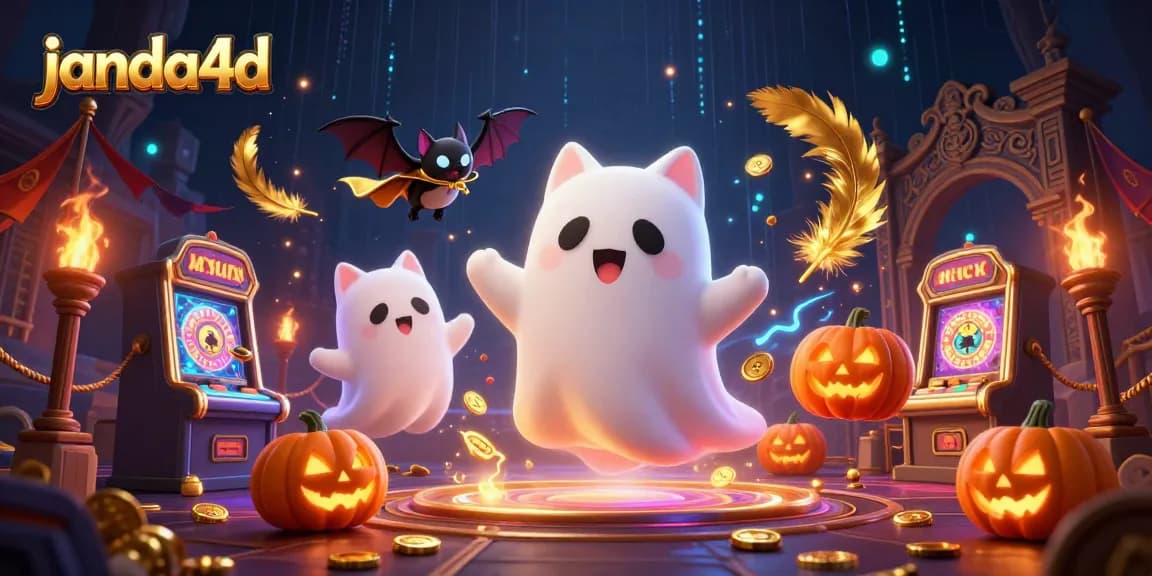 Slot mengujji keberuntungan di janda4d dengan kucing hantu dan kelelawar kecil.