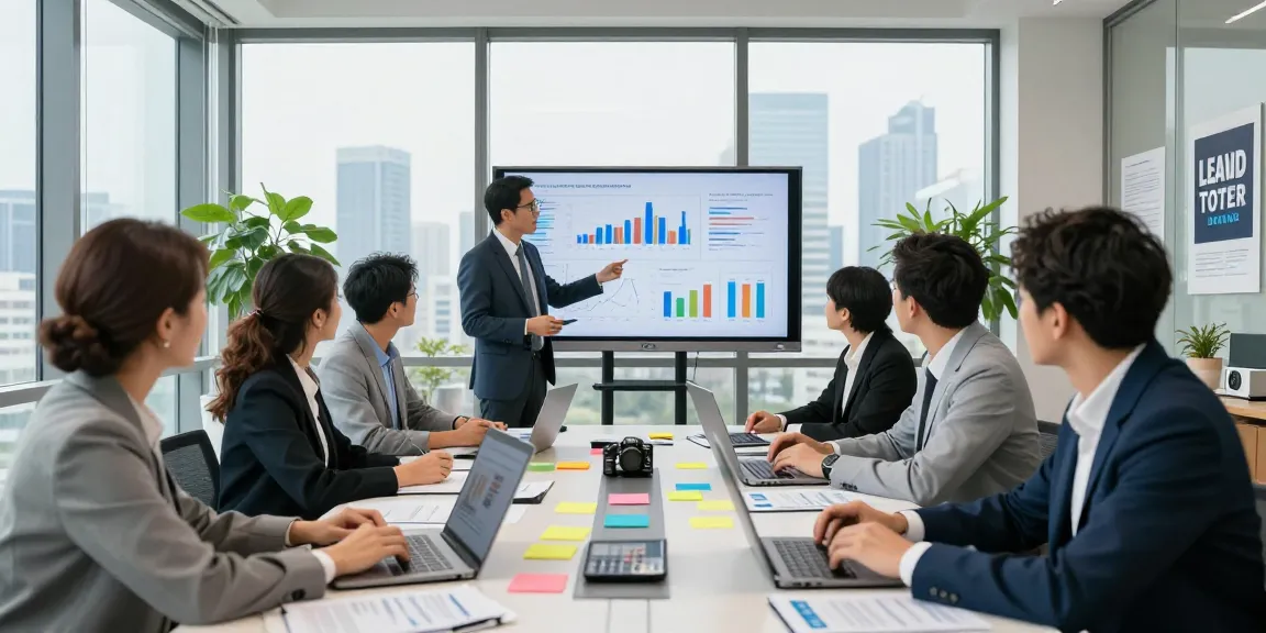 Financial consulting team collaborating at https://factors.org.uk, showcasing market analysis and professional strategy