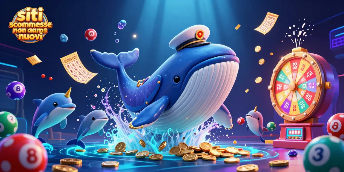 I migliori siti scommesse non aams nuovi offrono emozioni con balene e delfini nel mare di monetine.