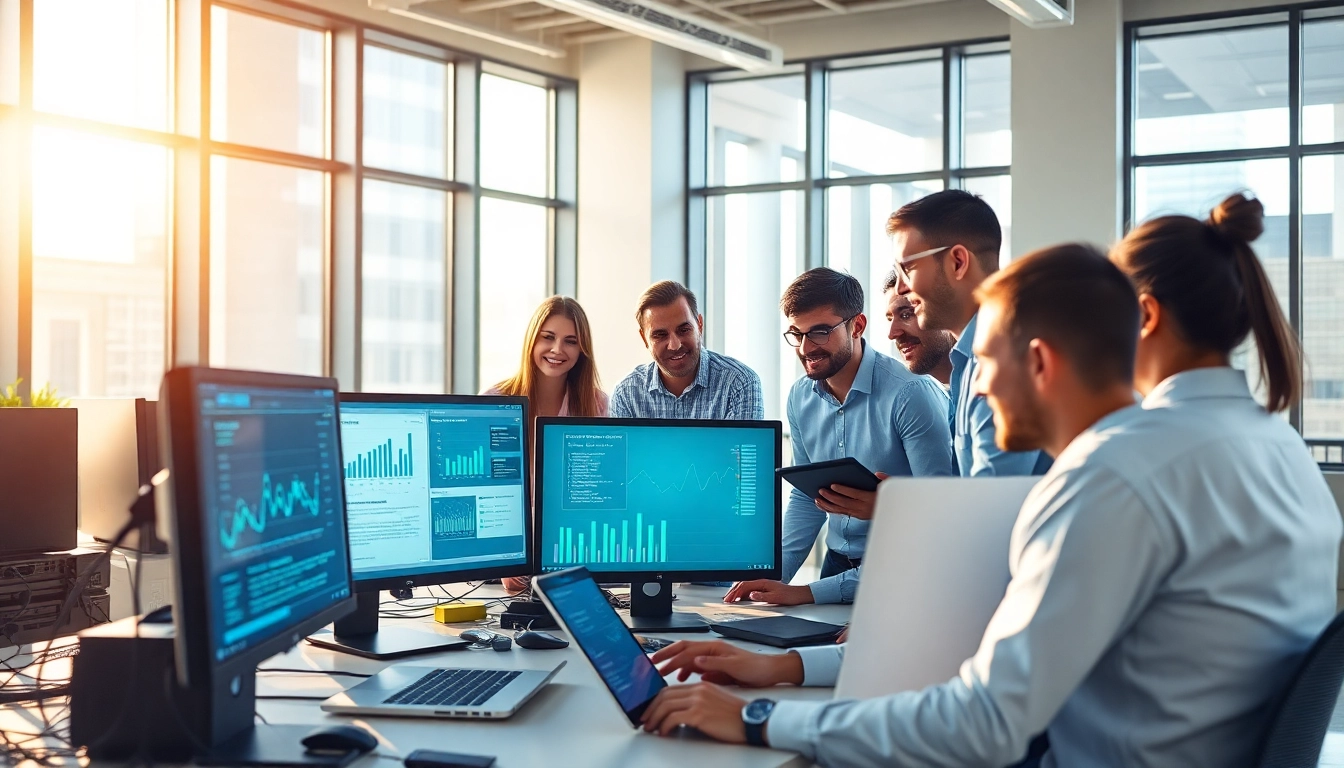 Providing managed it services lakeland with dedicated professionals in a modern office environment.
