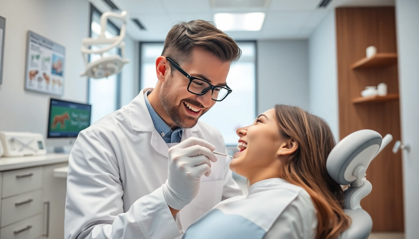 Orthodontist demonstrating care at Level Orthodontics North in a welcoming clinic.