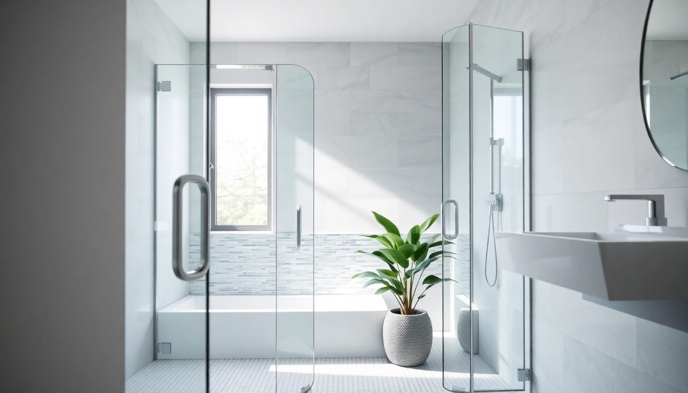 Transform your bathroom with semi-frameless shower screens offering elegance and modern style.