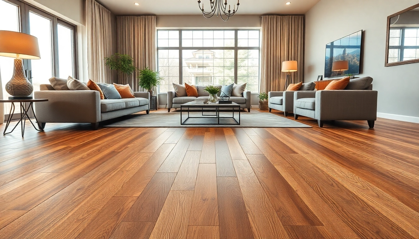 Discover the elegance of luxury vinyl flooring with rich textures in a modern living room.