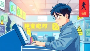 카드깡의 불법성을 강조하는 환전 과정에서 혼란스러운 표정을 짓는 인물