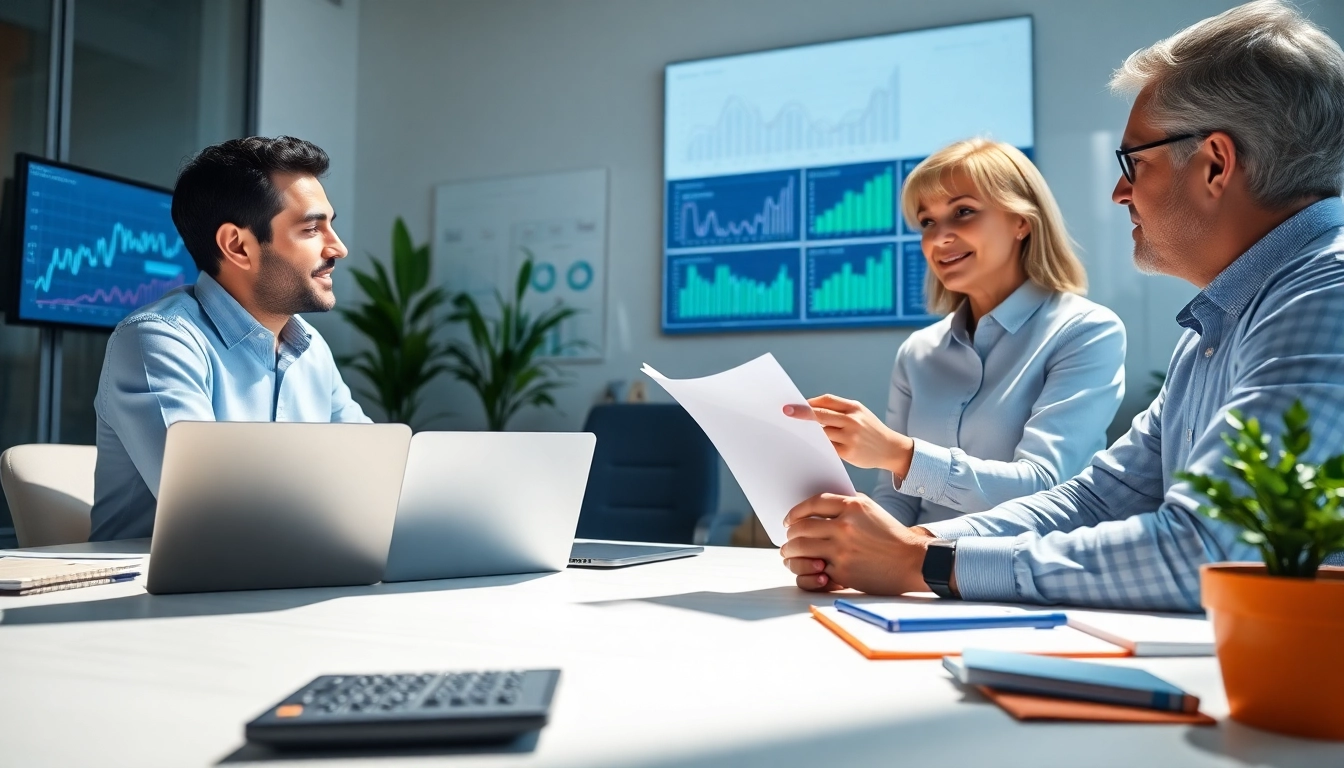 Engaging session on tax planning and wealth management with a professional advisor and clients.