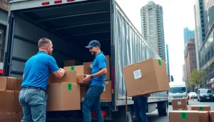 Best Toronto Movers efficiently packing items during a city move.