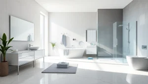 Erleben Sie die hochwertigen Produkte von sonni sanitär GmbH in einem modernen Badezimmer-Setup.