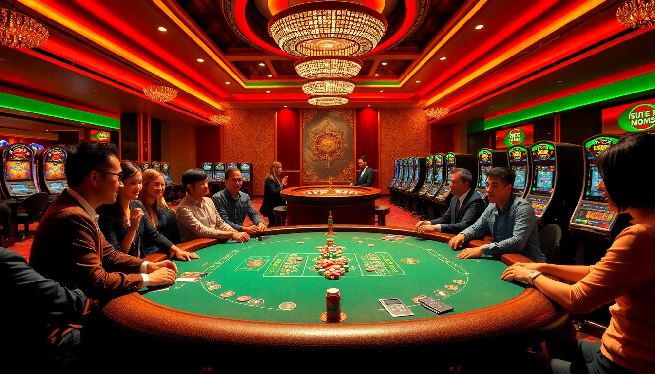 Experience the excitement of gaming at TA88 Casino with vibrant tables and thrilling action.
