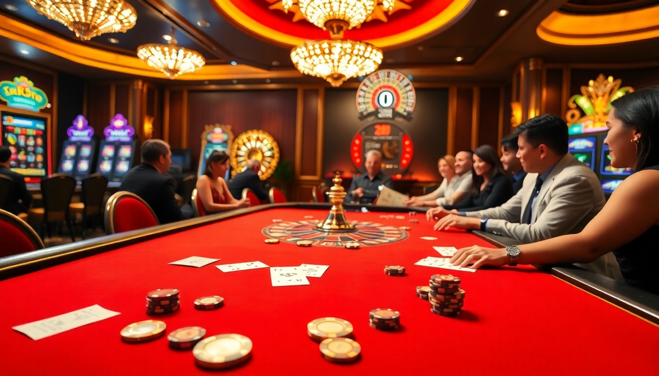 Experience the excitement of 88clb with vibrant poker games and luxurious casino visuals.