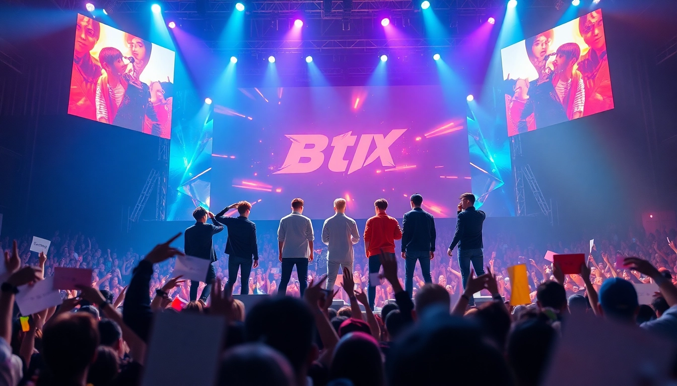 BTS news highlights vibrant concert atmosphere with the seven members performing live on stage.