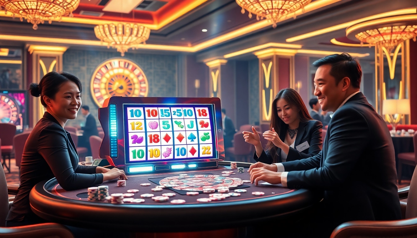 Rasakan sensasi demo Mahjong Slot di lingkungan kasino mewah yang penuh dengan kegembiraan.