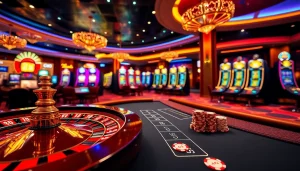 Betting on a thrilling game at a vibrant casino table with options from https://28betca.com/.