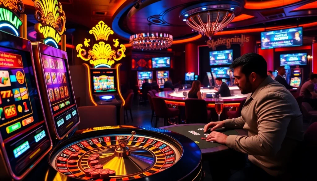 Experience the thrill of onicplay gaming with vibrant slot machines and exciting poker action.