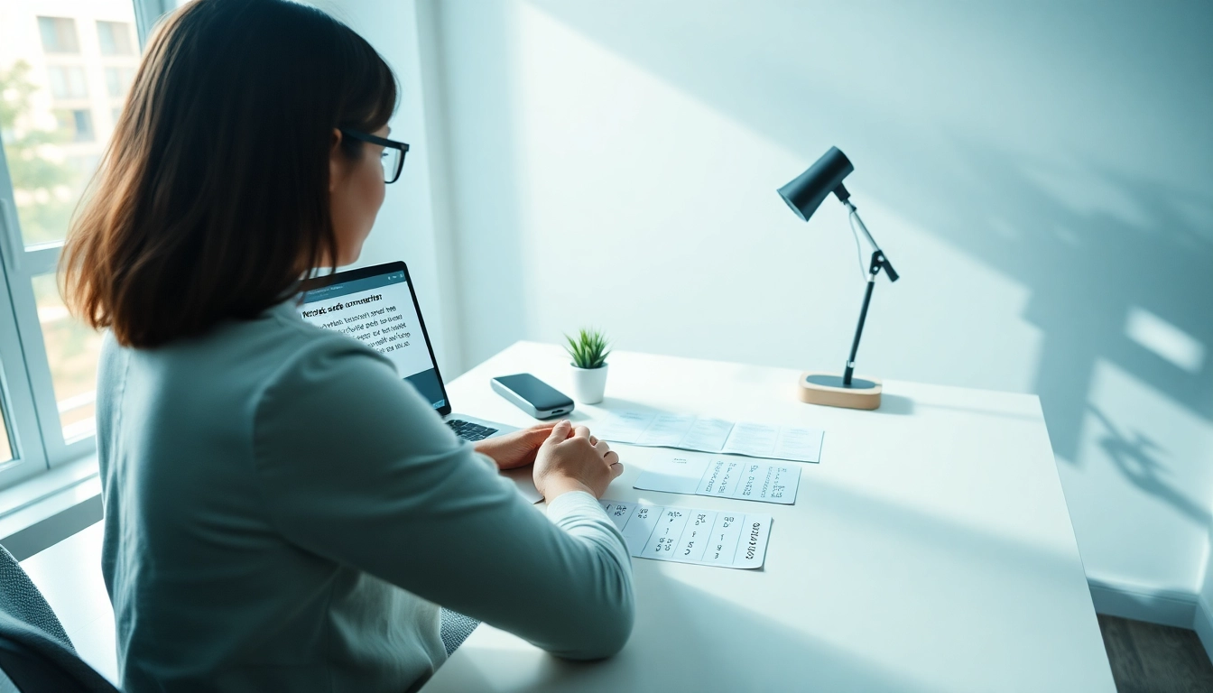 Morse code converter displayed on a laptop as a learner practices Morse code at a modern desk.