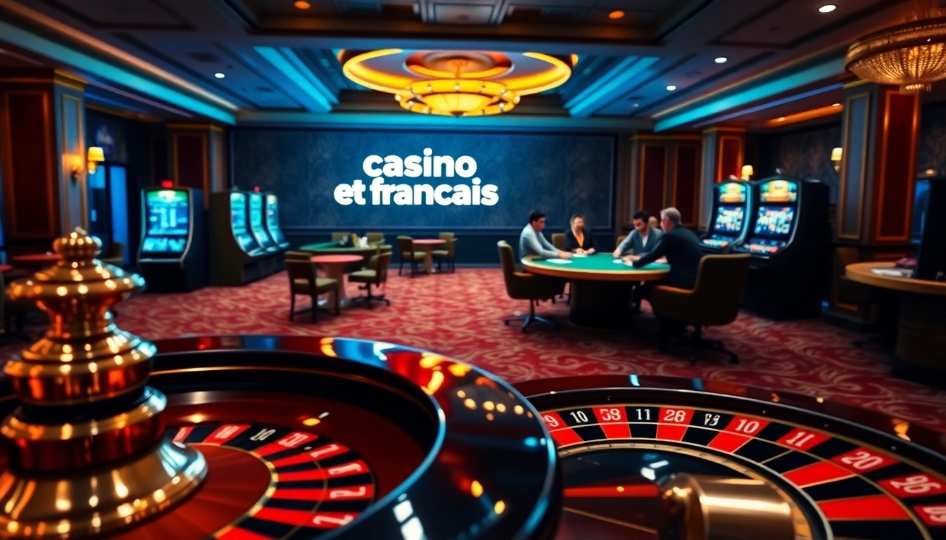 Découvrez le luxe d'un casino en ligne francais avec des machines à sous éclatantes et des tables de poker captivantes.