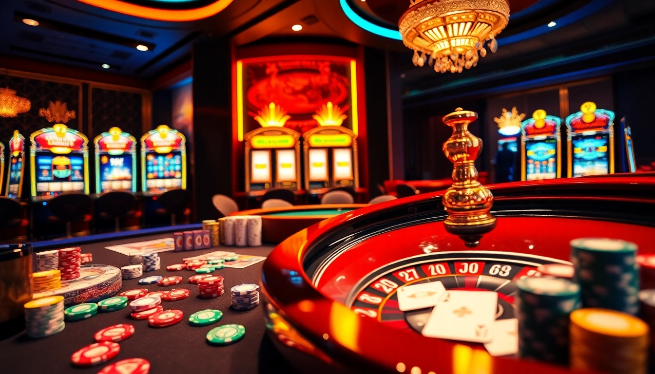 Découvrez un gameplay palpitant dans un casino en ligne français avec des tables vibrantes et une ambiance élégante.