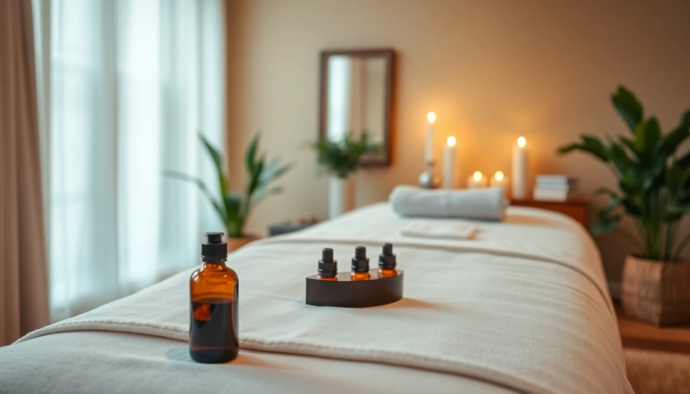 편안한 조명과 전문적인 세팅이 갖춰진 수원출장마사지 룸의 여유로운 분위기.