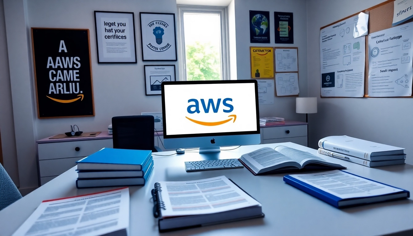 Boost your preparation for AWS exam help in a professional study space filled with motivation.