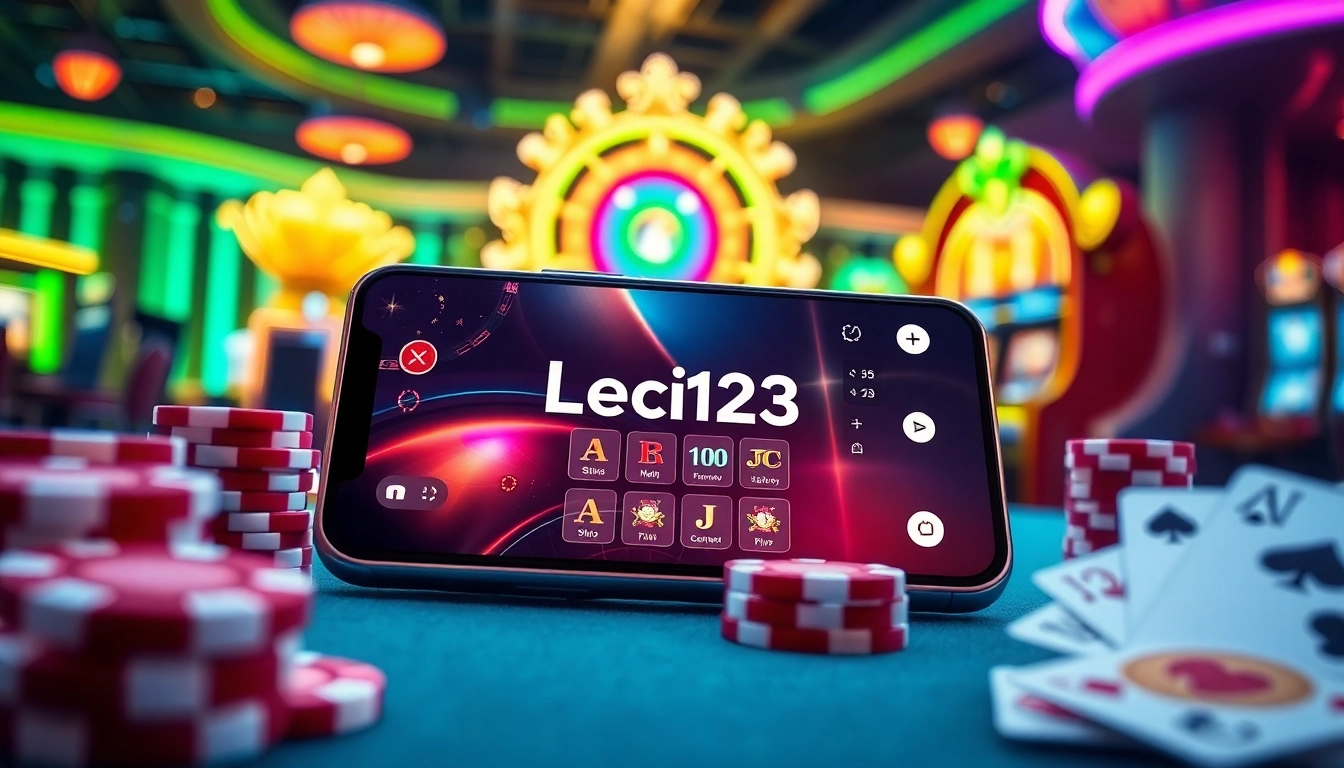 Download leci123 apk for an exciting online gaming experience with vibrant casino elements.